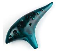 Ocarine Strumento da gioco for Ocarina Ocarina a tono medio a 12 fori adatto ai principianti for insegnare ai musicisti a suonare Decorazioni per la casa(Blue)
