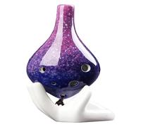 Ocarine Strumento musicale flauto in porcellana a tono medio Ocarina a 6 fori a bocca lunga, adatto a studenti adulti e principianti for bambini Gente