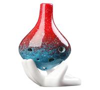 Ocarine Strumento musicale flauto in porcellana a tono medio Ocarina a 6 fori a bocca lunga, adatto a studenti adulti e principianti for bambini Classico
