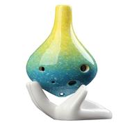 Ocarine Strumento musicale flauto in porcellana a tono medio Ocarina a 6 fori a bocca lunga, adatto a studenti adulti e principianti for bambini Gente