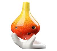 Ocarine Strumento musicale flauto in porcellana a tono medio Ocarina a 6 fori a bocca lunga, adatto a studenti adulti e principianti for bambini Gente