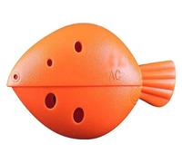 Ocarine Strumento musicale Ocarina in ceramica a 6 fori for principianti Ocarina perfetta compagna di viaggio Decorazioni per la casa(Orange)