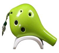 Ocarine Strumento musicale Ocarina in ceramica Ocarina Alto C a 6 fori adatto for adulti e bambini Ocarina di formazione professionale Classico