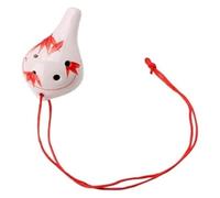 Ocarine Strumento portatile for flauto accordato Ocarina in ceramica a 6 fori professionale contralto AC for regalo di compleanno for principianti for studenti adulti Classico