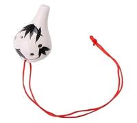 Ocarine Strumento portatile for flauto accordato Ocarina in ceramica a 6 fori professionale contralto AC for regalo di compleanno for principianti for studenti adulti Classico