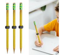 Ocastuted 3 Matite Fidget ADHD, matite fidget filettate, penne per adolescenti, matite Adhd per bambini con anello scorrevole, penna portatile antistress con dado scorrevole