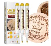Ocastuted 6 penne per bruciare il legno, penna bruciante, strumento per bruciare il legno, per disegnare il legno, penna per bruciare il legno, kit di penne per pasta per bruciare il legno, leggere e