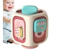 Ocastuted Cubo attività per Bambini - Giocattoli Sensoriali da Viaggio - Sensoriale Educativo Interattivo Cubo Impegnativo per Sviluppo Gioco Piccoli