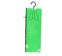 Ocastuted Custodia per extension per capelli, gancio per extension per capelli, chiusura a cerniera, antipolvere, per armadio, salone, viaggi, trecce, Sacchetto per la polvere in PVC verde grande +