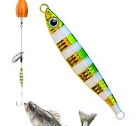Ocastuted Esca Da Pesca Artificiale, Esca Notturna Realistica Con Luminosità Al Buio, Attrezzatura da Pesca Luminosa ad Affondamento Rapido per Uomini, Fidanzato, Padre, Nonno, Zio