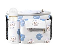 Ocastuted Organizer per Passeggino con Portabottiglia - Portaoggetti Organizzato per Passeggino con Portabevande | Borsa Impermeabile Trasparente a Controllo Tattile per Bambini e Genitori