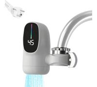 Ocastuted Rubinetto Elettrico Scaldacqua - Scaldacqua Istantaneo Senza Serbatoio con Display Digitale a LED | Accessorio Elettrico da 3000 W per Hotel, Casa, Interno, Bagno e Cucina