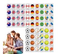 Ocastuted Set Mah Jongg,Gioco Mahjong,Piastrelle per di gioco con motivo a bandiera 65 pezzi | Giochi da tavolo per famiglie Fuga al mare, Giochi per feste in famiglia di tessere Mahjong Set per