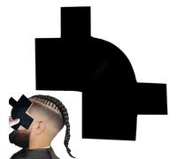 Ocastuted Strumento per migliorare l'attaccatura dei capelli, scheda modellante per barba da uomo, piastra per l'ottimizzazione 'ispessimento della barba, scheda per ottimizzare l'attaccatura dei