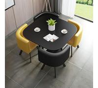 OCAZI Tavolo da Cucina Moderno per Cena Bar per La Colazione Tavolo da Pranzo E Sedie Set di Mobili Rotondi Tavolo E Sedie Tavolo da Conferenza Rotondo per Casa/Giardino #34 80x75cm/31.5x29.5in(WxH)