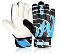 OCBA guanti portiere con Super Grip Latex con imbottitura Shock Absorption per proteggere i palmi e le dita dei bambini guanti da portiere bambino uomo