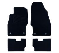 OCC Design - Tappetini Auto, Compatibile con Opel Corsa D (2006-2014), Velluto/Polipropilene, Ancora Originale, Retro Antiscivolo, Talloniera, 4 Pezzi