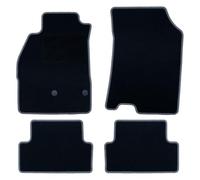 OCC DESIGN - Tappetini Auto Su Misura, Compatibile con Renault Megane III (2009-2016), Moquette di Alta Qualità, Velluto/Polipropilene, Ancoraggio , Schienale Antiscivolo, Coppa Tallone, 4 Pezzi