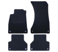 OCC Design - Tappetini per auto, Compatibile con Audi A4 B9 (2015-presente), Velluto/Polipropilene, Ancora originale, Schienale antiscivolo, Coppa del tallone, 4 pezzi