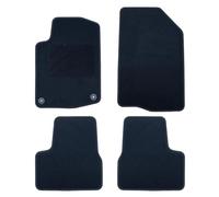 OCC DESIGN - Tappetini per auto su misura, Compatibile con Peugeot 208 (2012-2019), moquette alta qualità, velluto/polipropilene, ancoraggio originale, retro antiscivolo, coppa del tallone, 4 pezzi