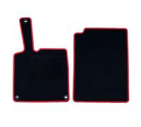 OCC DESIGN - Tappetini per auto, Tappeti su misura, Compatibile con Smart For Two (2007-2014), Alta qualità, Velluto/Polipropilene, Ancora originale, Retro antiscivolo, Coppa del tallone, 2 pezzi