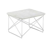 Occasional LTR Comodino Marmo Chiaro/ Cromo