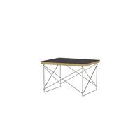Occasional Table LTR Comodino/Tavolino laterale in laminato Nero /acciaio inossidabile