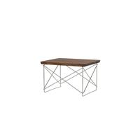 Occasional Table LTR Comodino/Tavolino laterale Noce scuro/Acciaio inossidabile