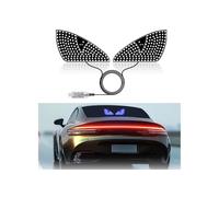 Occhi a led per parabrezza auto,Occhi del diavolo per parabrezza,Luce occhi del diavolo per auto Plug Play USB,12 modalità di luce per gli occhi dell'auto,Occhi del diavolo per auto