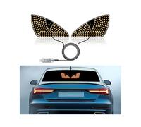 Occhi a led per parabrezza auto,Occhi del diavolo per parabrezza,Luce occhi del diavolo per auto Plug Play USB,12 modalità di luce per gli occhi dell'auto,Occhi del diavolo per auto