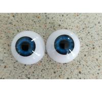 Occhi Acrilici Rotondi Da 28 Mm In Blu Cobalto