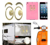 Occhi Che Guardano Adesivo In Vinile Tagliato V3