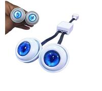 Occhi da Coniglio Parti Realistiche Smart Mobili Ricaricabili USB | Occhi Finti Da Bambole Per Feste Giocattoli Giochi Scuola Aula Teatro Dei Pupazzi Spettacolo Sul Palco Performance Horror