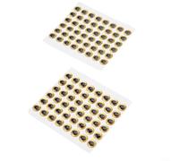 Occhi da pesca olografici 3D con retro in gomma modellata morbida per legare le mosche, riflettenti per migliorare l'attrazione dei pesci, varie misure 6 mm, 8 mm, 10 mm, 12 mm (oro 12 mm)