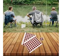 Occhi da pesca olografici 3D con retro in gomma modellata morbida per pesca a mosca, effetti riflettenti e di rifrazione, disponibili nelle misure 6 mm, 8 mm, 10 mm, 12 mm (12 mm rosso)
