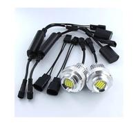 Occhi d'angelo,Angel Eyes 2 pezzi senza errori Angel Eyes LED luci di posizione 160 W Uso adatto per BMW Serie 5 E60 E61 LCI LED Halo Ring lampadina Uso adatto per fari auto Xenon bianco