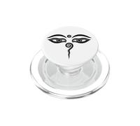 Occhi di Buddha Compassione Buddismo Meditazione Zen Religione PopSockets PopGrip per MagSafe