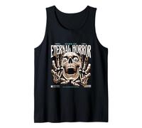 Occhi di Eternal Horror Spooky Skull Halloween Art Canotta