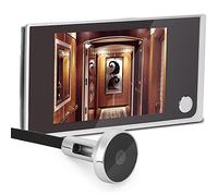 Occhi di gatto elettronici per porta visiva , visore per porta telecamera per porta motorizzata telecamera spioncino 120 ° angolo di visione effettivo campanello digitale per il monitoraggio