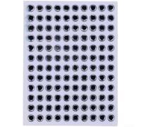 Occhi di pesce riflettenti placcati in oro per progetti di miglioramento dell'esca da pesca che richiedono prestazioni visive costanti (D)