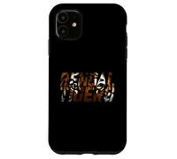 Occhi di tigre dentro le tigri del Bengala Lettere audaci Amanti della Custodia per iPhone 11