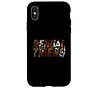 Occhi di tigre dentro le tigri del Bengala Lettere audaci Amanti della Custodia per iPhone X/XS