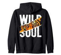 Occhi di tigre selvaggi Soul Grunge grafica Tiger Eyes Felpa con Cappuccio