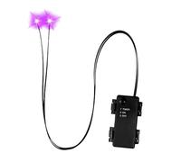 Occhi incandescenti per Halloween, 7,5 cm, con timer, scheletrici a LED, decorazioni spaventose per fossati interni all'aperto, Haunted House Horror Party Festival Notte