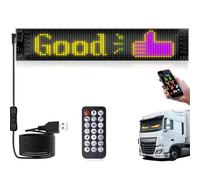 Occhi LED per auto/camion, Devil Eyes Light, 12 x 59 cm, personalizzabili, con controllo app, telecomando Bluetooth USB 5 V, luce per gli occhi del diavolo, per auto, camion, camion