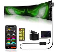 Occhi LED per Camion, Luci Devil Eyes per Auto, Occhi luminosi a LED Devil Eyes, Luci da diavolo per,Display Flessibile Grande Programmabile per Auto, Camion, Negozi