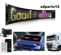 Occhi Luminosi A Led 49x11 Cm Per Auto Camion Insegna RGB Display Striscia Luci