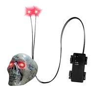 Occhi Luminosi A LED Halloween, Illuminas Gli Occhi Luminosi Di Halloween Per Teschi Con Timer, OcchiDi Illuminazione Rossa Spaventosi Per Interni Ed Esterni, Scheletri, Zucche, Lapidi