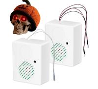 Occhi luminosi per Halloween, set di 2 decorazioni spaventose per esterni, con