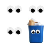 Occhi Mobili Adesivi 3 Paia, Occhi Finti Realistici Autoadesivi 80 Mm Occhi Finti Adesivi per La Decorazione Della Porta di Halloween Dei Frigoriferi